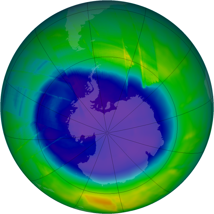 Ozone Map 2009-09-13